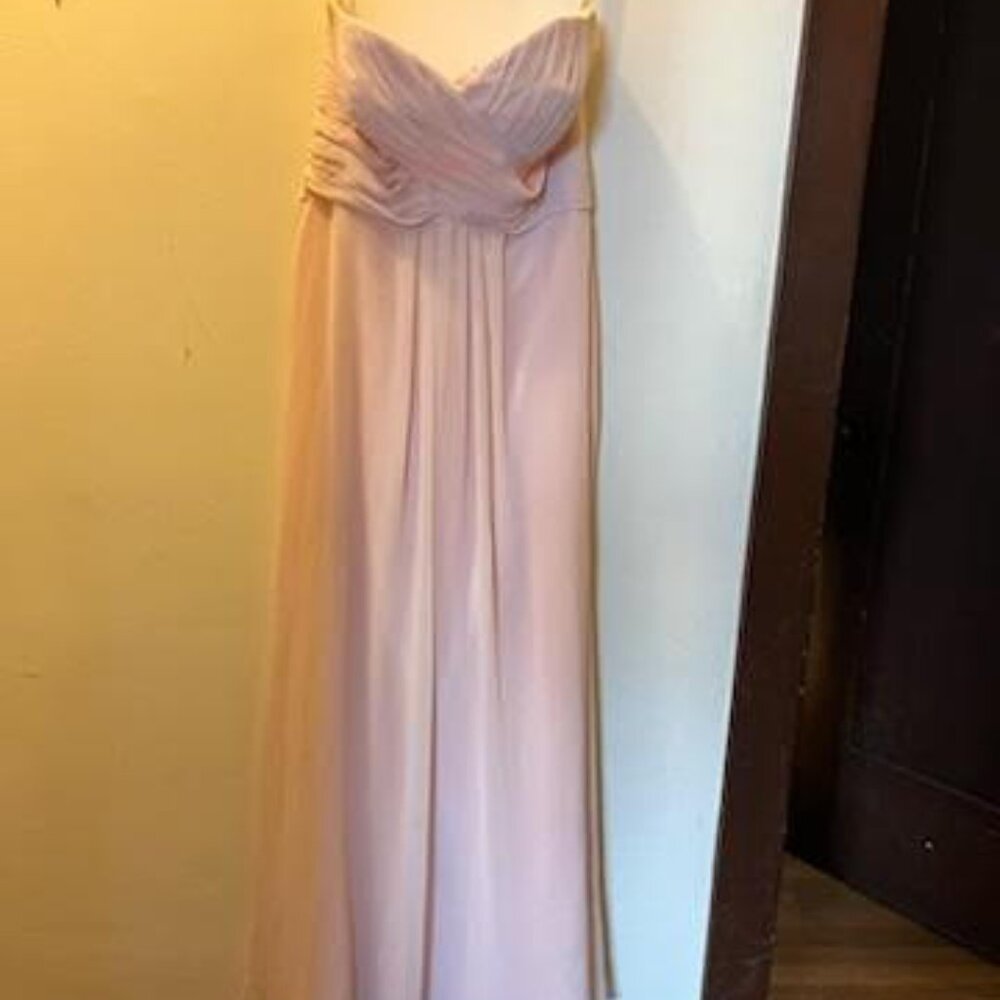 bridesmaid dress/ blush pink